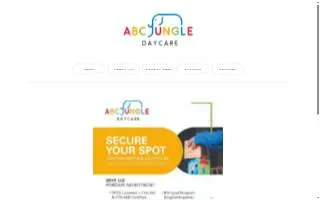 ABC Jungle Daycare of Romeoville website
