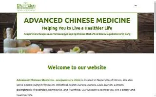 Chinese Acupuncture Clinic Naperville website