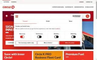 Circle K | Car Wash of Shenandoah website