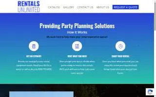 Rentals Unlimited of Romeoville website