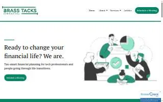 Brass Tacks Financial LLC website