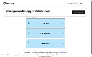 Chicago Cardiology Institute of North Chicago website