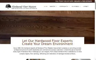 Hardwood Floor Masters of Roselle website