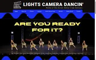 Lights, Camera, Dancin' website