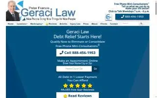 Peter Francis Geraci Law L.L.C. of Roselle website