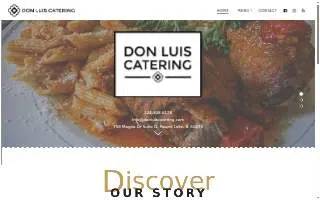 Don Luis Catering website