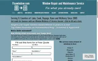 LDS Renovations Inc. - Fixawindow.com of Round Lake Beach website