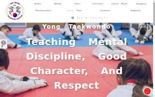 Yong Taekwondo Martial Arts of Round Lake Beach website