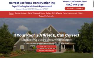 Correct Roofing & Construction Inc