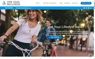 One Goal Wellness of Round Lake website