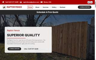 Raptor Fence Inc of Round Lake Beach