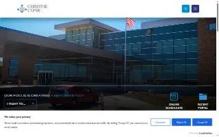 Christie Clinic At The Fields website