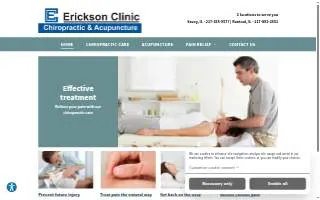 Erickson Clinic website