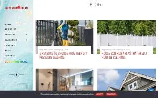 Guys Who Clean of Savoy website