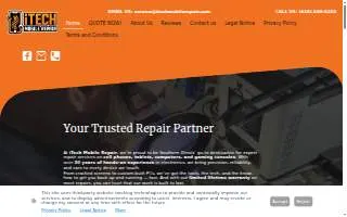 iTech Mobile Repair website
