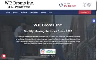 Broms Movers (W.P. Broms Inc) website