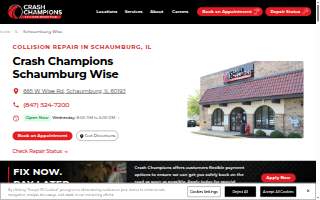 Crash Champions Collision Repair Schaumburg Wise
