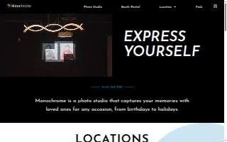 Monochrome Studio of Schaumburg website