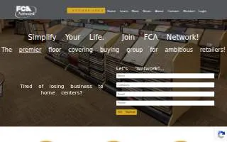 FCA Network website