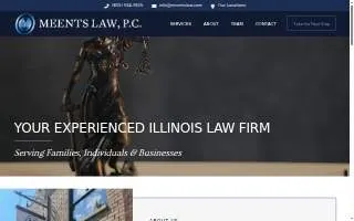 Meents Law, P.C. of Shorewood website