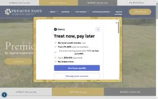 Premier Paws website