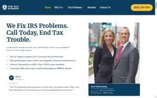 The Tax Defenders of Shorewood website