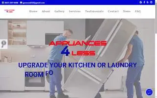 Appliances 4 Less website