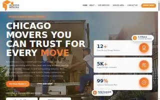 Asher Movers Local & Long Distance website
