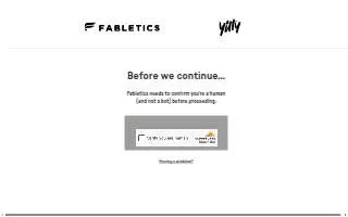 Fabletics of Skokie website