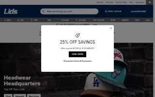 Lids of Skokie website