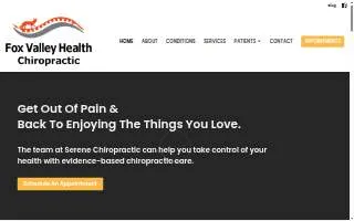 Serene Chiropractic and Physical Therapy (Fox Valley Health Chiropractic) website