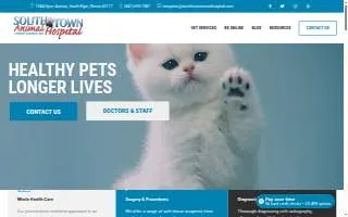 South Town Animal Hospital website