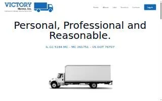 Victory Movers, Inc. of South Elgin website
