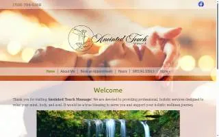Anointed Touch Massage website