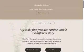 Clear Property Management website
