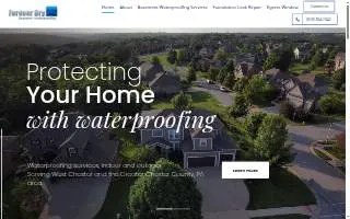 Forever-Dry Basement Waterproofing of South Holland website