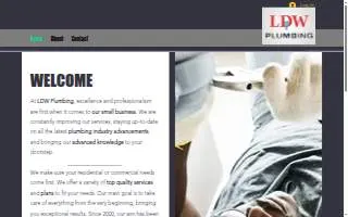 LDW Plumbing Inc website