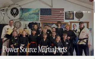 Powersource Martial Arts of South Holland website