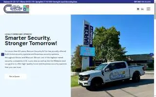 Barcom Security of Springfield website