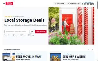 Bolt Storage - Springfield website