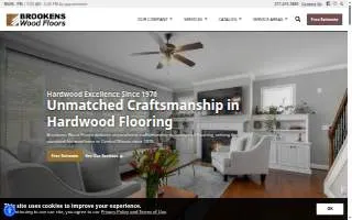 Brookens Wood Floors website