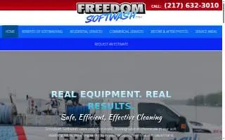 Freedom Softwash website