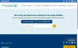 Visiting Angels Senior Home Care of Springfield website