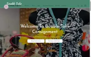 Double Take Consignment of St. Charles website