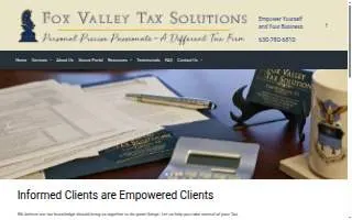 Fox Valley Tax Solutions website