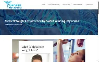 Genesis Orthopedics and Sports Medicine website