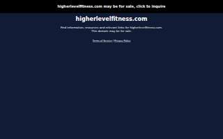 Higher Level Fitness