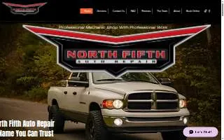 North Fifth Auto Repair website