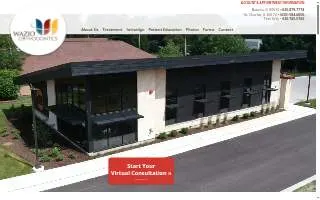 Wazio Orthodontics of St. Charles website