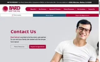 Bard Optical - Jacksonville website